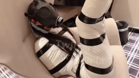 Girl Mummified And Tortured With Gas Mask